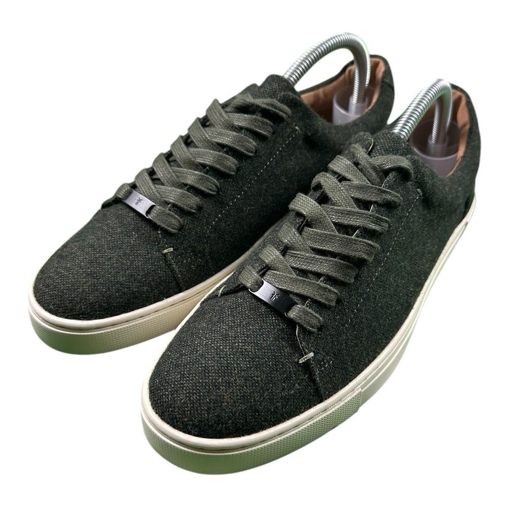 Frye‎ Ivy Green Tweed Wool Mens Low Sneaker Shoe Size 9M NWOB